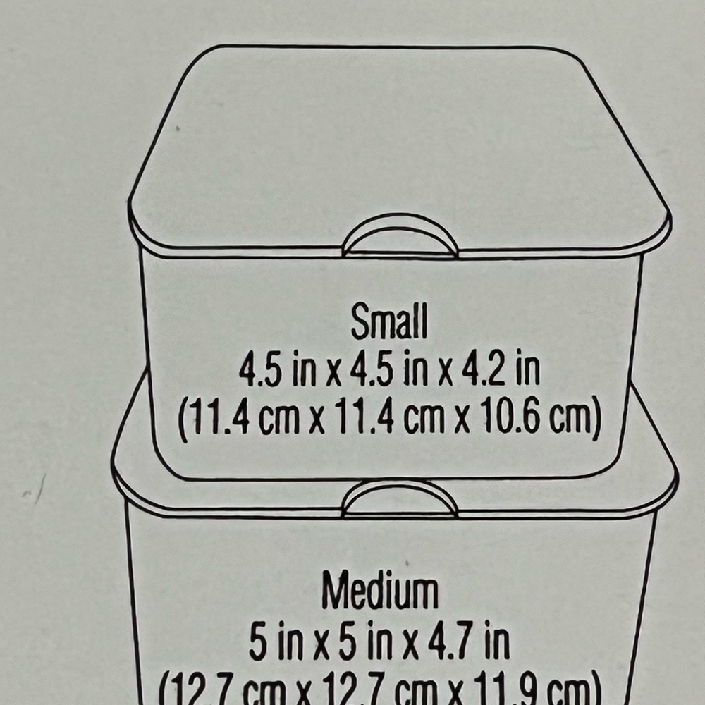 Two Nested Storage Containers - Picture 1 of 4